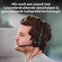 Jabra Engage 50 II On Ear headset Kabel Mono Zwart Noise Cancelling, Ruisonderdrukking (microfoon) Headset, Volumeregeling, Microfoon uitschakelbaar (mute), - thumbnail