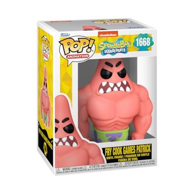 Spongebob Squarepants Funko Pop Vinyl: Fry Cook Games Patrick