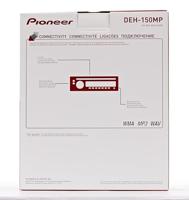 Pioneer DEH-150MP Black car media receiver - Pioneer DEH-150MP, Black, 4.0 channels, 50 W, CD,CD-R,CD-RW, MOSFET, MP3,WAV,WMA - thumbnail