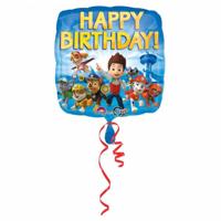 Paw Patrol Happy Birthday folieballon 43cm - thumbnail