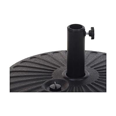 Parasolvoet Ø51cm Vulbaar tot 22kg Zwart
