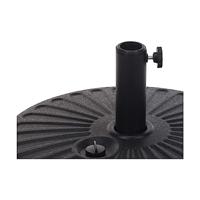 ProGarden parasolvoet 22 liter 51 cm zwart - thumbnail