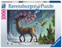 Puzzel Ravensburger Hert van de lente 1000 stukjes - thumbnail