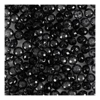 Creativ Company Facet kralen, d 4 mm, gatgrootte 1 mm, grijs, 45 stuk/ 1 doos - thumbnail