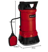 Einhell GE-DP 3925 ECO 4170710 Dompelpomp voor vervuild water 10000 l/h 6 m - thumbnail