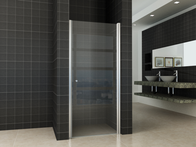 Nisdeur Wiesbaden met profiel 90x200 cm 8mm NANO coating