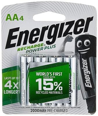 Oplaadbare NiMH Batterij AA 1.2 V Power Plus 2000 mAh 4-Blister - thumbnail