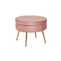 Poef Chanelle Roze 52 cm - thumbnail