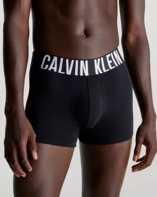 Calvin Klein 3-Pack Boxers heren - Intense Power - Biologisch katoenen heren onderbroeken zwart - Brede band - S - S - S - S