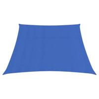 Zonnezeil 160 g/m 3/4x2 m HDPE blauw - thumbnail