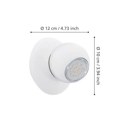 Eglo WandlampjeNorbello 3 wit - 93167