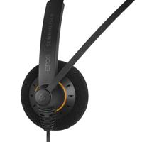 EPOS I SENNHEISER IMPACT SC 60 USB ML - Koptelefoon - op oor - met bekabeling - USB - zwart met oranje accenten - thumbnail