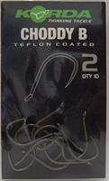 Korda Choddy hook Size 6, 10 st - thumbnail