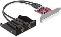 DeLOCK USB 3.0 Front Panel 2-Port Incl. PCI Express Card controller - thumbnail