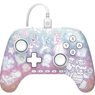 Pro Controller voor de Nintendo Switch + USB-kabel Powera Super Mario