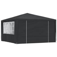VidaXL Partytent met zijwanden professioneel 90 g/m² 4x4 m antraciet - thumbnail