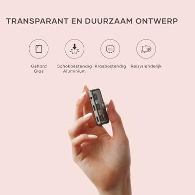 Satechi mobiele XR hub met 3.5mm audio - Space Gray - thumbnail
