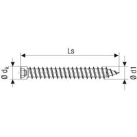 Kozijns.ck.spax-ra t30 7.5x80 - thumbnail