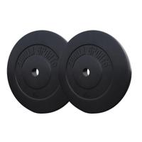 Voordeelbundel halterschijven 2 x 10 kg Kunststof - 30 mm - thumbnail