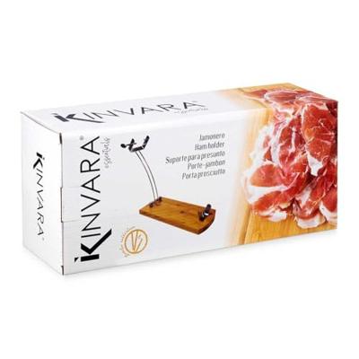 Houten Hamhouder Kinvara Natuurlijk Metaal Bamboe 47 x 16,5 x 36 cm 37,5 x 11 x 16,5 cm