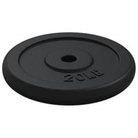 VidaXL Halterschijf 20 kg gietijzer - thumbnail