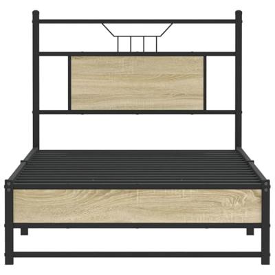 Bedframe zonder matras hout sonoma eikenkleurig 80x200 cm Bedframe zonder matras hout sonoma eikenkleurig 80x200 cm