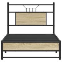 Bedframe zonder matras hout sonoma eikenkleurig 80x200 cm - thumbnail