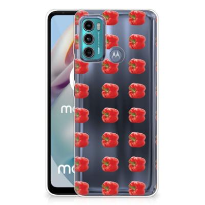 Motorola Moto G60 | Siliconen Case | Paprika Red
