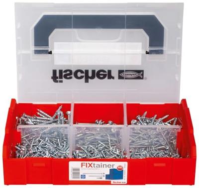 Fischer 562928 FixTainer PowerFast II TX Spaanplaatschroeven assortiment Staal Galvanisch verzinkt 1 set(s)
