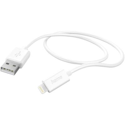 Hama 00201579 USB-laadkabel USB 2.0 Apple Lightning stekker, USB-A stekker 1.00 m Wit Hama 00201579 USB-laadkabel USB 2.0 Apple Lightning stekker, USB-A stekker 1.00 m Wit