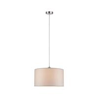Paulmann Tessa 70924 Hanglamp LED E27 60 W Crème, RVS (geborsteld) - thumbnail