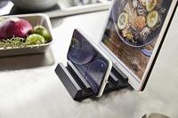 Yamazaki 5275 TOWER Tablet Stand, black, Aluminum/Silicone, 10 x 13 x 1.8 cm - thumbnail