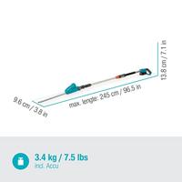 GARDENA GARDENA Akku-Teleskop-Heckenschere THS 42/18V P4A Ready-To-Use Set Accu Telescoop heggenschaar Incl. accu, Incl. oplader 18 V Li-ion - thumbnail