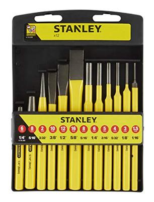 Stanley handgereedschap Koudbeitel- En Drevelset 12Dlg. - 4-18-299