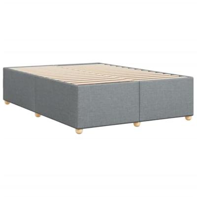 Bedframe zonder matras stof lichtgrijs 160x200 cm Bedframe zonder matras stof lichtgrijs 160x200 cm