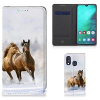 Samsung Galaxy A40 | Hoesje maken | Paarden - thumbnail