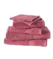 De Witte Lietaer Helene Handdoekenset met washanden Carmine, 6 delig - thumbnail