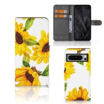 Hoesje voor Google Pixel 8 Pro Zonnebloemen Hoesje voor Google Pixel 8 Pro Zonnebloemen
