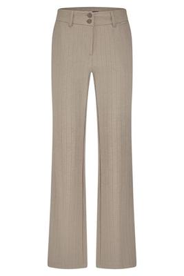 Red Button Bibette Punta Pinstripe | Warm Taupe