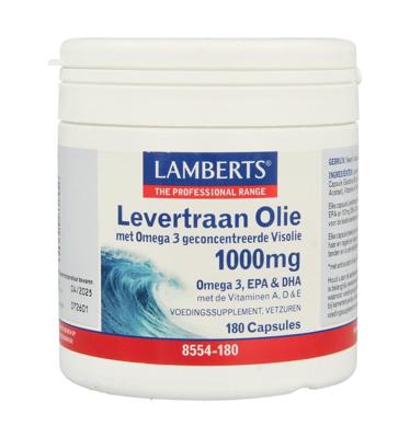Lamberts Levertraanolie 1000mg Capsules Lamberts Levertraanolie 1000mg Capsules