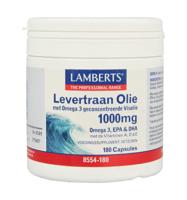 Lamberts Levertraanolie 1000mg Capsules - thumbnail