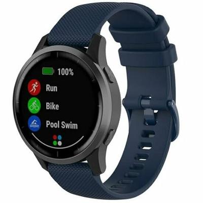 Garmin Forerunner 970 / 570 (47mm) / 255 - Sportband met motief - Donkerblauw Garmin Forerunner 970 / 570 (47mm) / 255 - Sportband met motief - Donkerblauw
