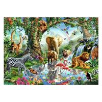 Ravensburger legpuzzel avonturen in de jungle, 1000st. - thumbnail