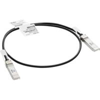 aruba R9D19A Glasvezel Optische vezel Aansluitkabel 1.00 m Zwart, Zilver [1x SFP+ - 1x SFP+] - thumbnail