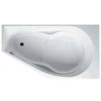 Riho Yukon inbouw hoekbad met ligzijde en hoek rechts 160x90cm glans wit acryl - thumbnail