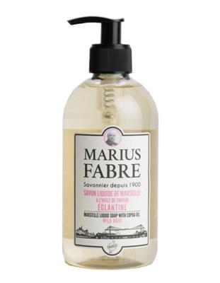 Marius Fabre Zeep wilde roos met pomp 400 Milliliter Marius Fabre Zeep wilde roos met pomp 400 Milliliter