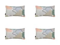 Sierkussen ca. 30x50 cm Grafi salmone (4 stuks) Madison - Madison - thumbnail