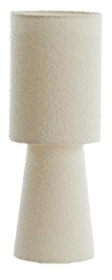 Light & Living Tafellamp 'Mikkel' Bouclé, kleur Crème Light & Living Tafellamp 'Mikkel' Bouclé, kleur Crème