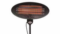 Elektra Quartz Staande infrarood terrasverwarmer Zwart 2000 Watt - thumbnail
