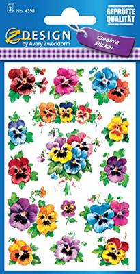 Avery AV-4398 Etiket 3 Vel Viooltjes 10 Setjes met 3 Vel